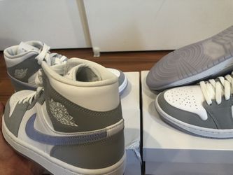 Jordan 1 Mid Wolf Grey Aluminum (W)