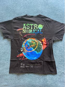 Cactus Jack Brown Travis Scott 2020 Astronomical Fortnite Event Shirt Medium