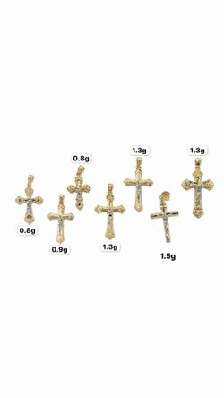 ✨ 10K GOLD CROSS PENDANT COLLECTION ✨
