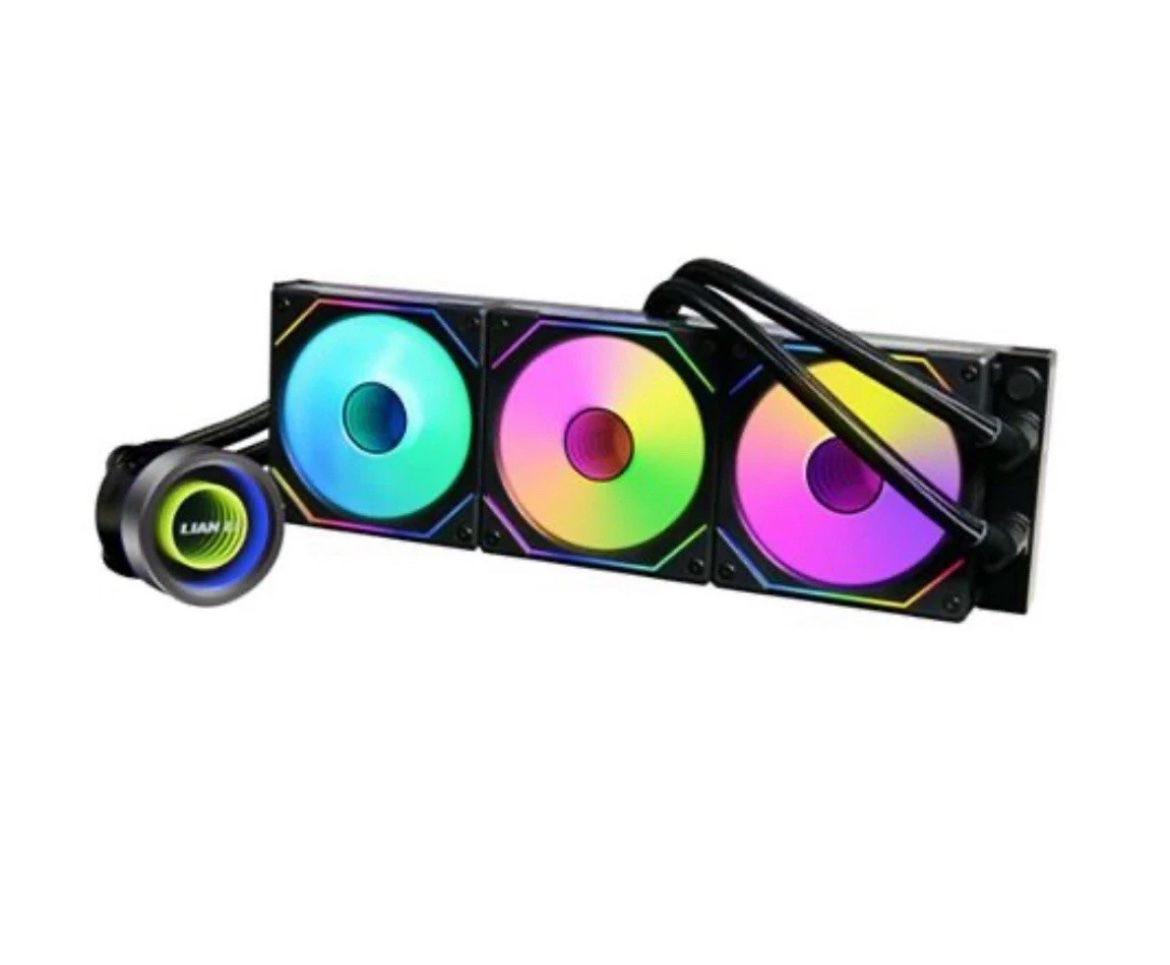 Lian Li Galahad II Trinity SL-INF 3x120mm RGB AiO Liquid CPU Cooler - Black
