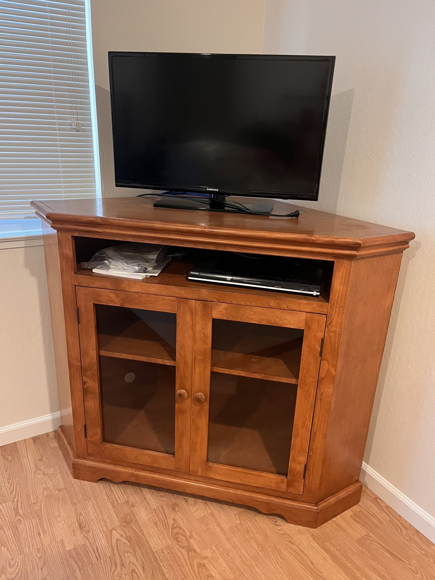 Corner TV Stand / Storage Unit