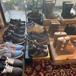 Lot Of Nike Jordan Uggs 100% Authentic 17 Pairs For $2300