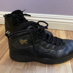 Nike Air Jordan ‘NYC’ 10 BLACK Size 12