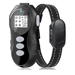 Dog Shock Collar With Remote Control - Shock Collar For Dogs IPX7 Waterproof Dog Training Collar