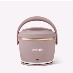 Crock Pot 20 Ounce Electric Lunch Box Portable Food Warmer Container Sphinx Pink