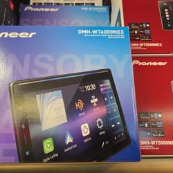 Pioneer DMH-WT6000NEX 10.1" Multimedia Digital Media Receiver Single Din - Built in WiFi, Bluetooth, Wireless Apple CarPlay, Android Auto, HD Radio, L