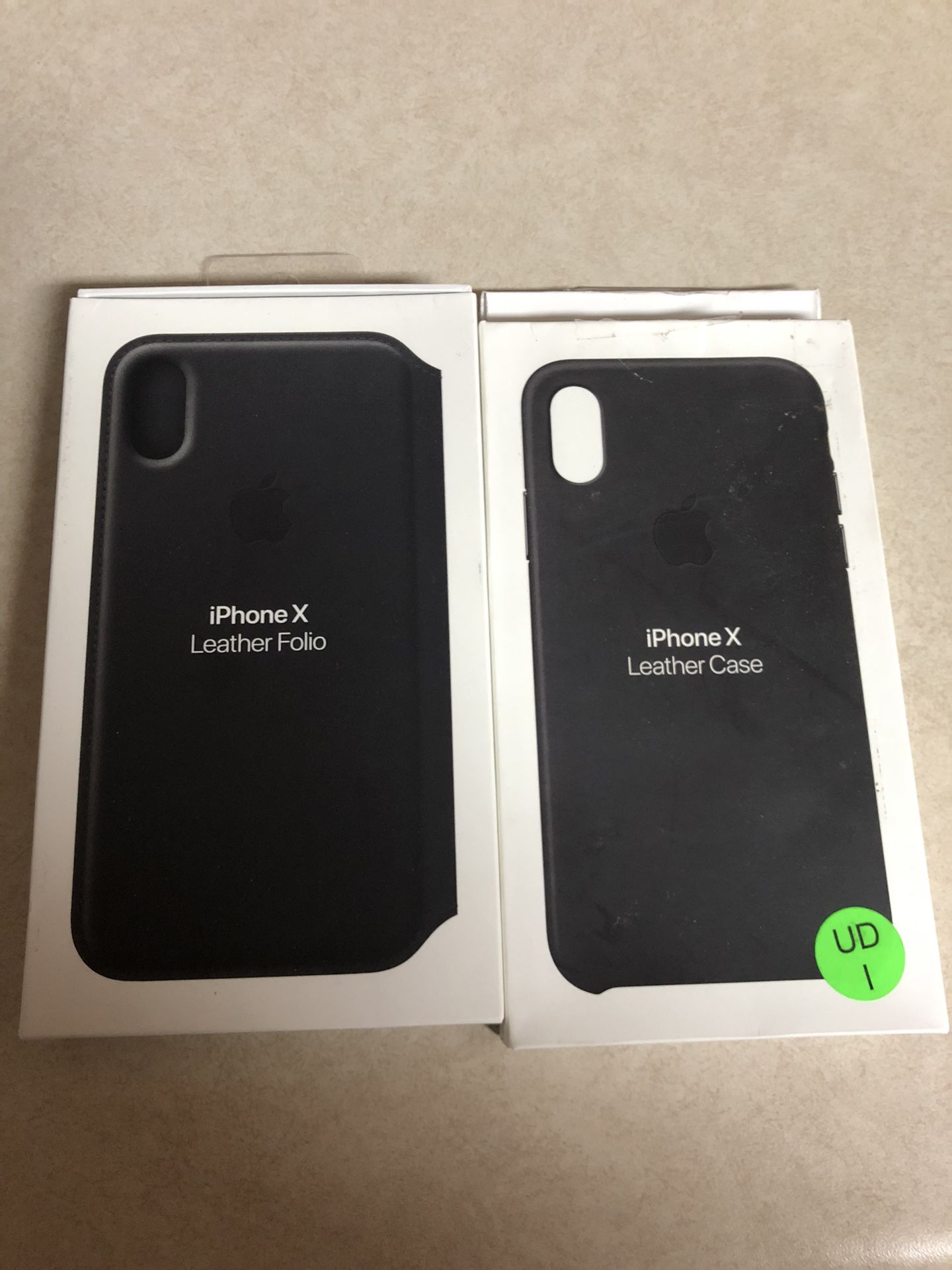 Two Leather iPhone X Cases For $15