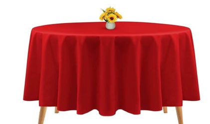 Red tablecloths