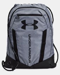 Grey Underarmour Undeniable Sackpack 20”L x 15”W