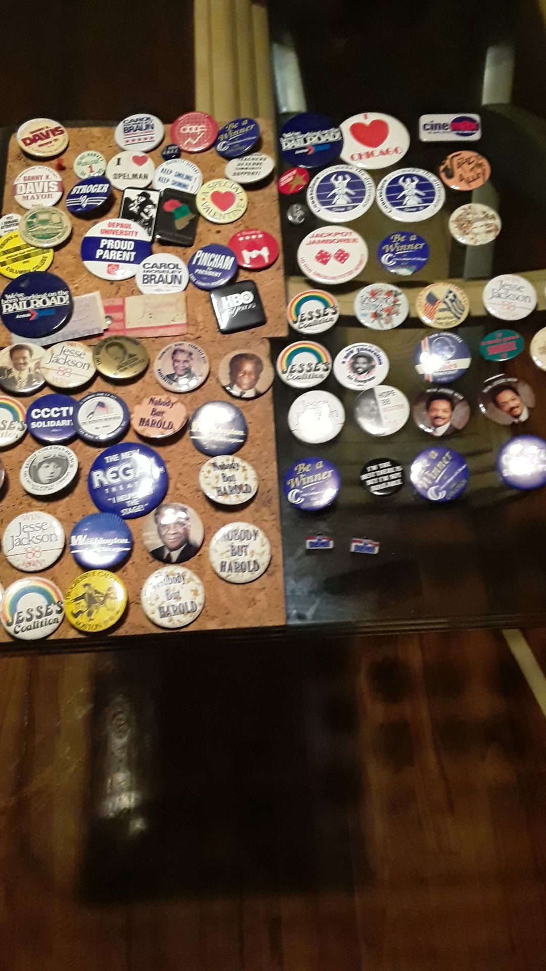 Vintage political buttons all original..