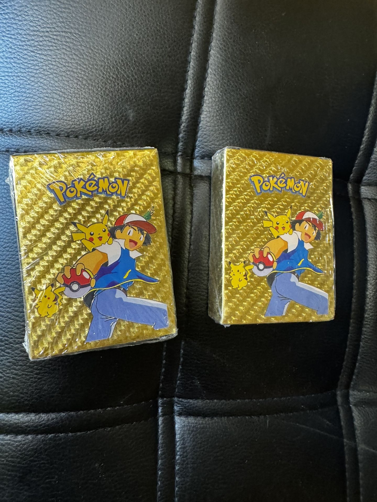 Pokemon Gold Foil Card Deck Pack 55 Pcs New Sealed - $20