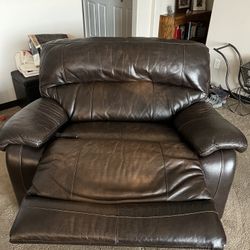 Brown Leather Chair