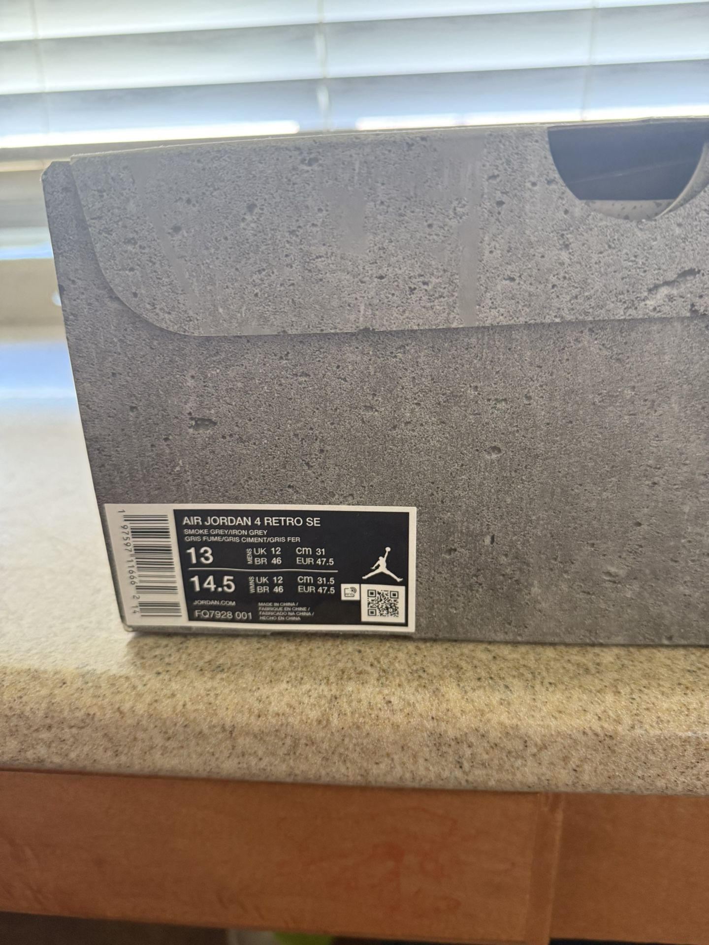 Jordan 4 Grey Paris Olympics Size 13 310$