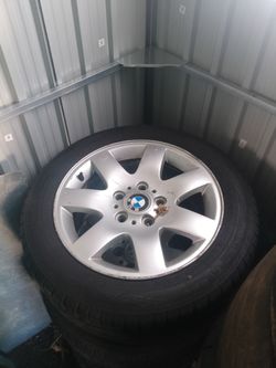 5x120 16in oem bmw wheels from e46