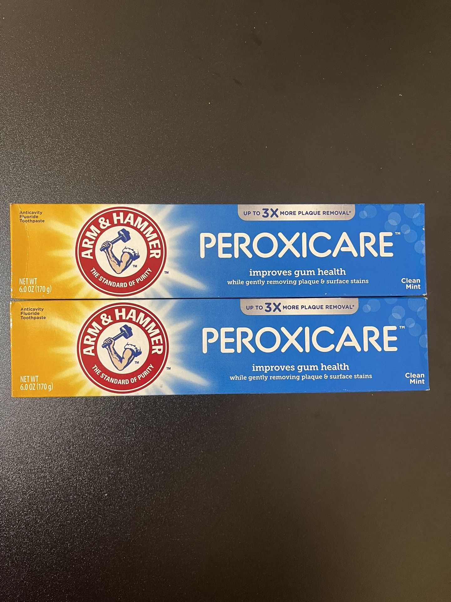 2pack ARM & HAMMER Peroxicare Toothpaste – Clean Mint- Fluoride Toothpaste