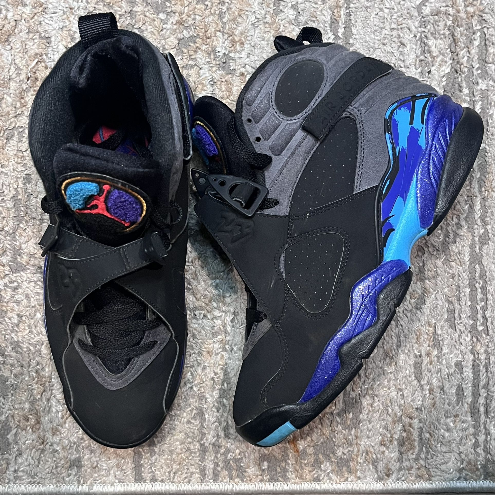 2015 Air Jordan 8 Size 7.5 Aqua