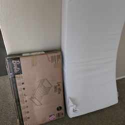 New Barbie toddler bed and Graco mattress