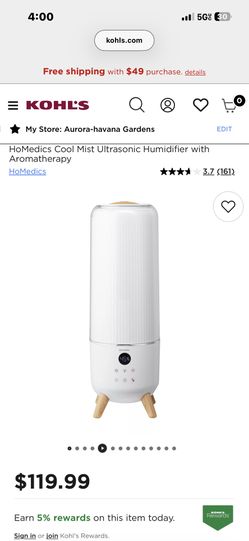 Large Humidifier. Warm+cool