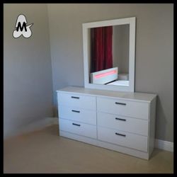 NEW DOUBLE DRESSER WITH A NIGHT STAND 😊 ASSEMBLED
