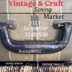 Vintage Decor jewelry Herbal crafts