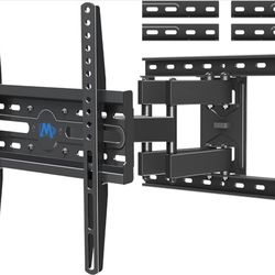 Mounting Dream TV Wall Mount for Most 32-65 Inch TV, Full Motion TV Mount with Dual Arms, Wall Mount Bracket with Swivel and Tilt, Fits 16", 18", 24" 