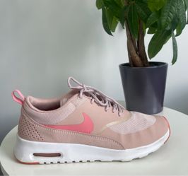 Women Size 9 Nike Air Max Thea Pink Oxford Shoes