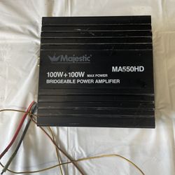 Majestic 100W + 100W Amplifier 
