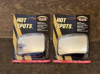CIPA blind spot convex mirrors