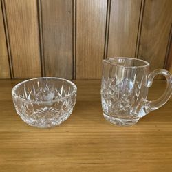 Waterford Crystal Sugar and Creamer Set