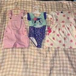 Toddler Girl Clothing Bundle Size 2T – 6 Pieces