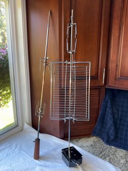 Universal Electric Rotisserie Kit with Grill Basket