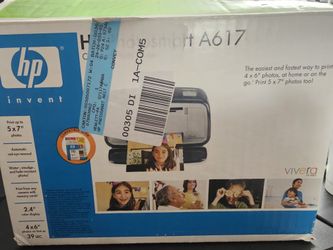 HP Photosmart A617 compact photo printer