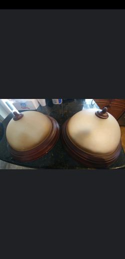 Two ceiling lights for rooms/hallways
