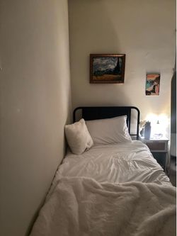 Bed frame and mattress