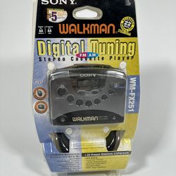 Sony Walkman WM-FX251 Digital Tuning Stereo Cassette Player FM AM NEW SEALED NOS