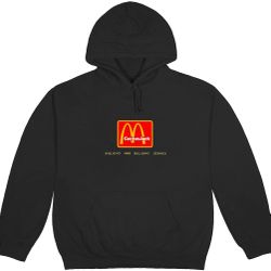 McDonald’s x Travis Scott Billions Served Hoodie Black Size Medium