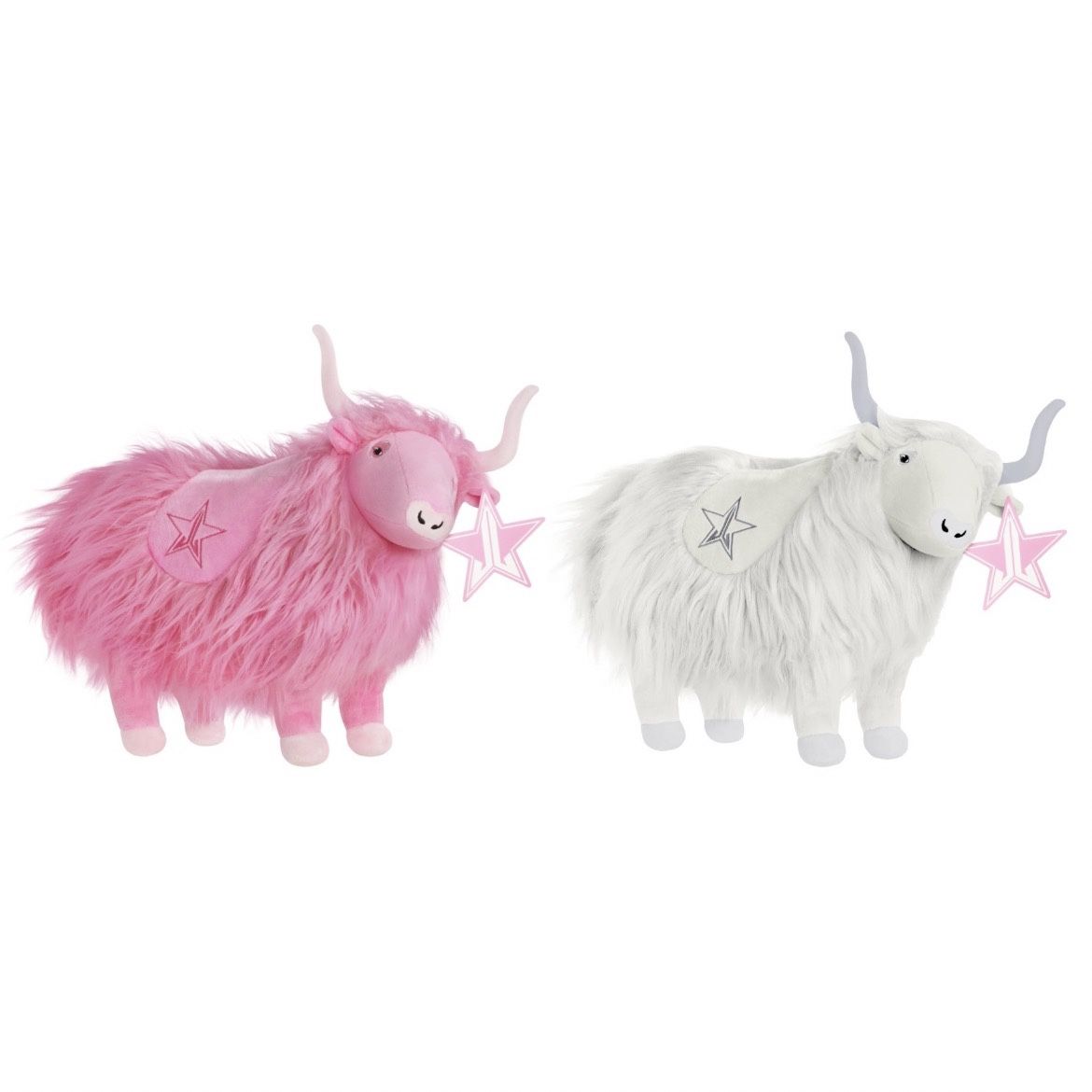 Jeffree Star Pink & White Yak Plushie Bundle Set