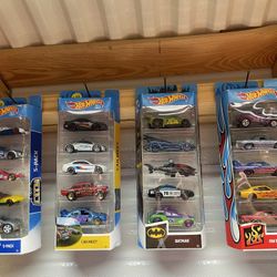 Hotwheels 5 Pack $10 Each 
