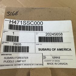 09-13 Forester Puddle Light Kit - OEM Subaru Parts