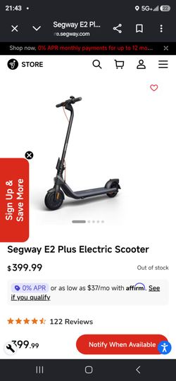 Ninebot E2 plus