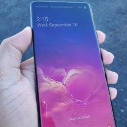 Samsung Galaxy S10 , Unlocked   for all Company Carrier ,  Excellent Condition Like New 