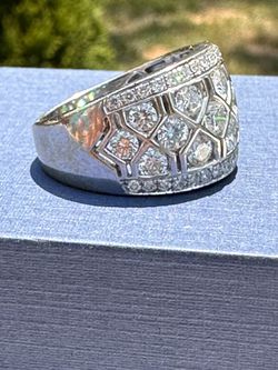 Anillo De Oro Blanco 18 K