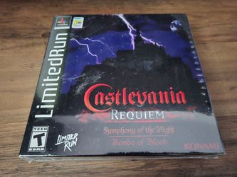 Castlevania Requiem PS4 Limited Run Symphony of the Nigjt  Cover