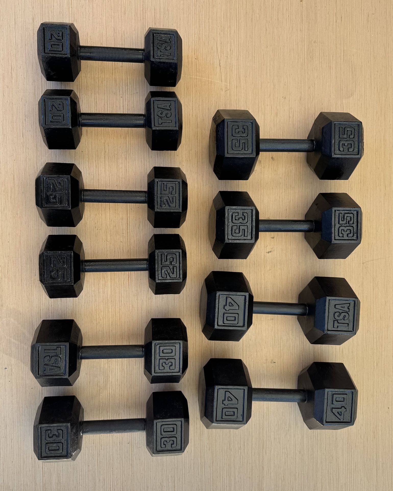 Hex Head Dumbbells 300lbs