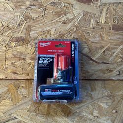 Milwaukee M12 Battery  XC5.0 High Output Red Lithium 