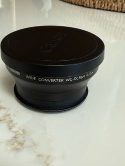 Canon wide converter lense
