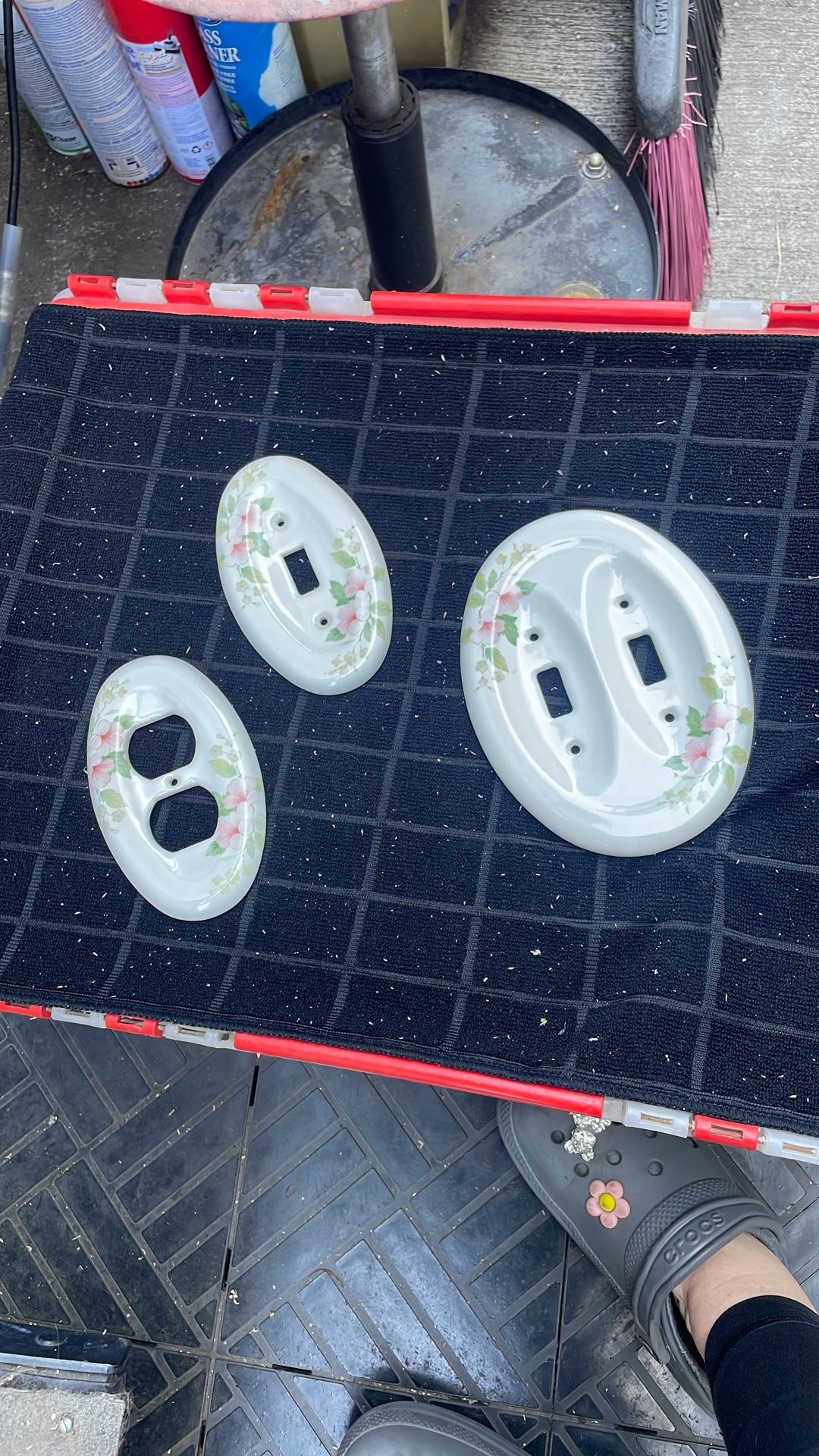 A Set Of Wall Socket Covers Very Pretty Pattern