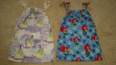 Disney handmade pillowcase dresses size 3-4