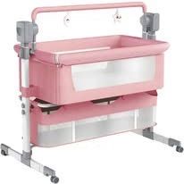 Electric Cradle Rocking Baby Bed, Newborn Swinging Cribs + 2 inch memory foam mattress