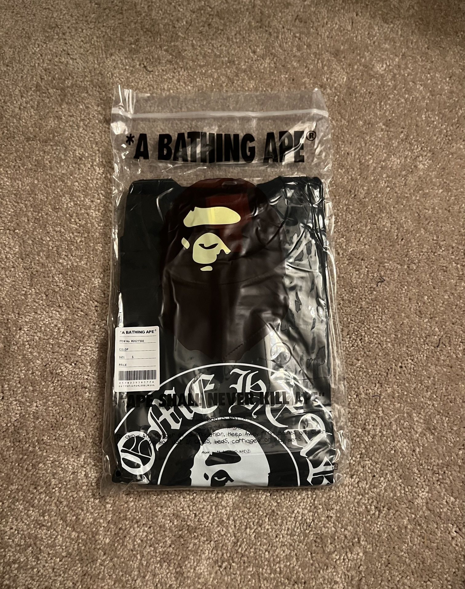 Chrome Hearts x Bape Black Tee